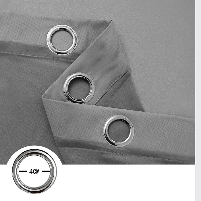 Cortinas 280cm Ancho X 225cm De Largo En 2 Paneles Gris