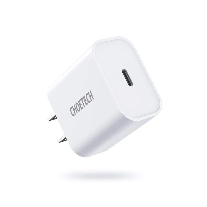 Cargador de Pared Tipo C Carga Rapida PD 20W Blanco