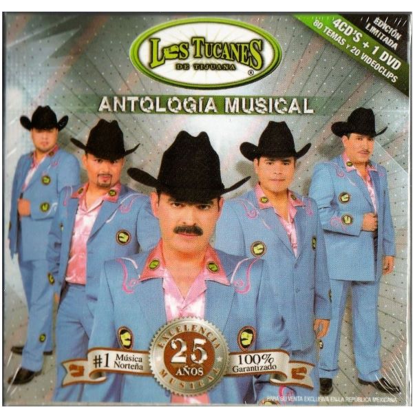 Los Tucanes de Tijuana ~ Antología musical (4CD+DVD)