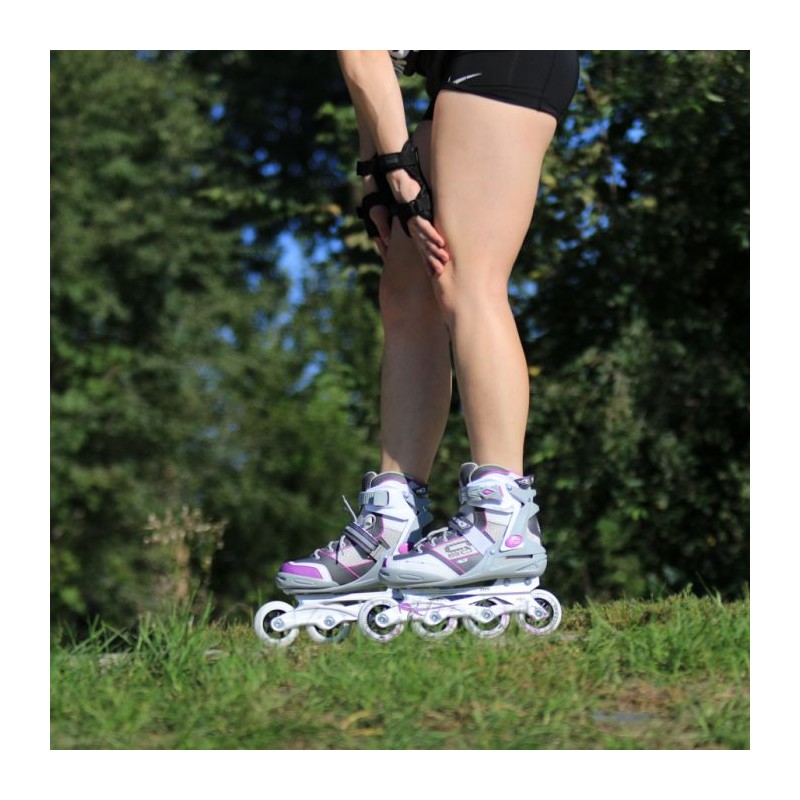 Patines Roller Derby AERIO Q60 White/Grey/Purple