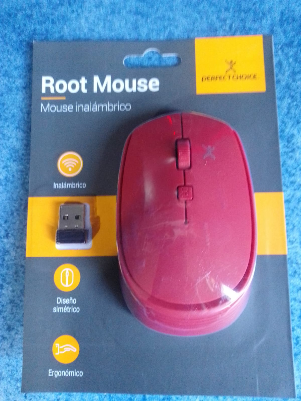 Mouse Óptico Inalámbrico Perfect Choice PC-045045 Receptor USB windows pc laptop negocio escritorio