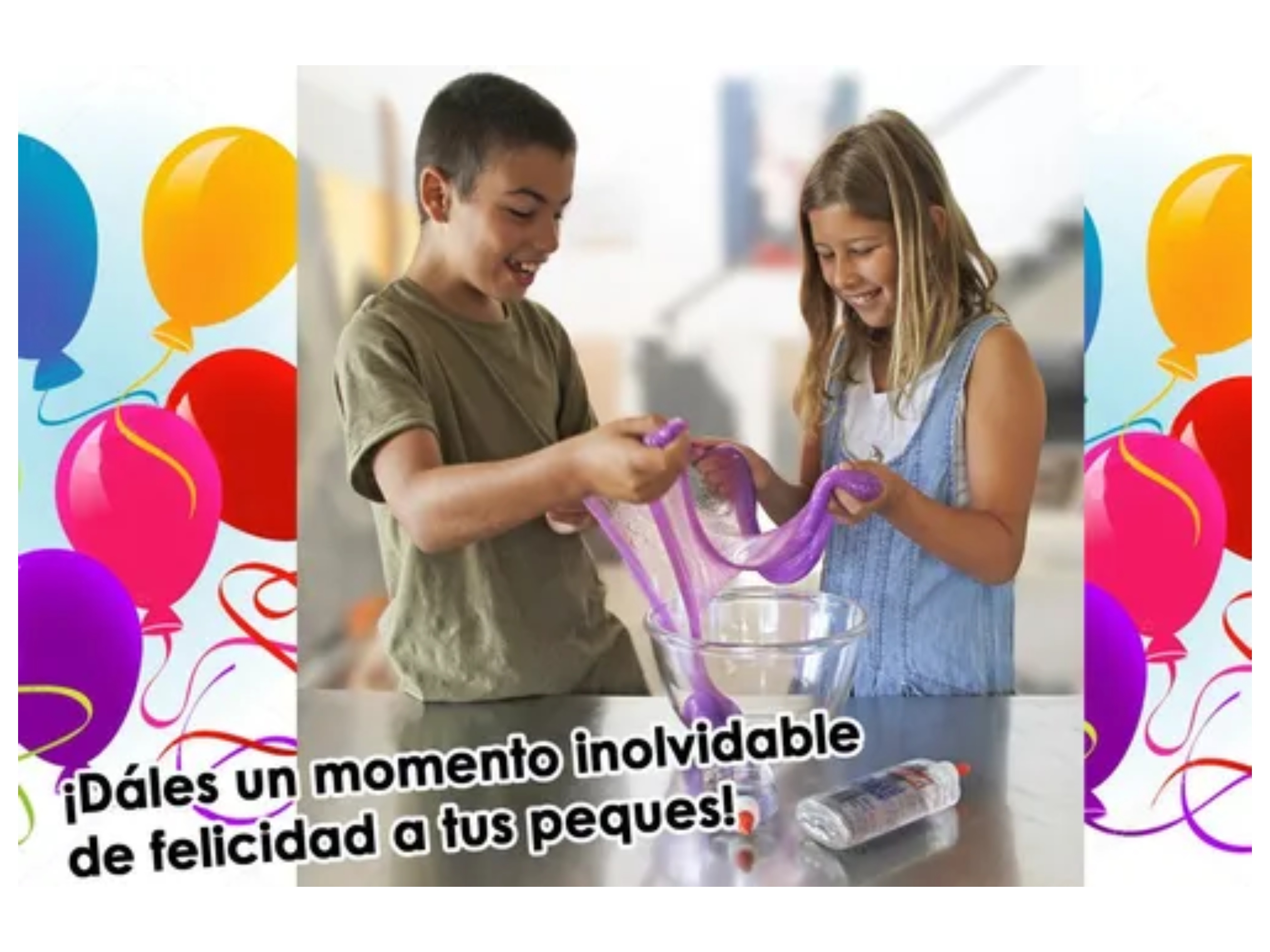 Kit Slime Color Elmers - Pegamento Para Slime Elmers