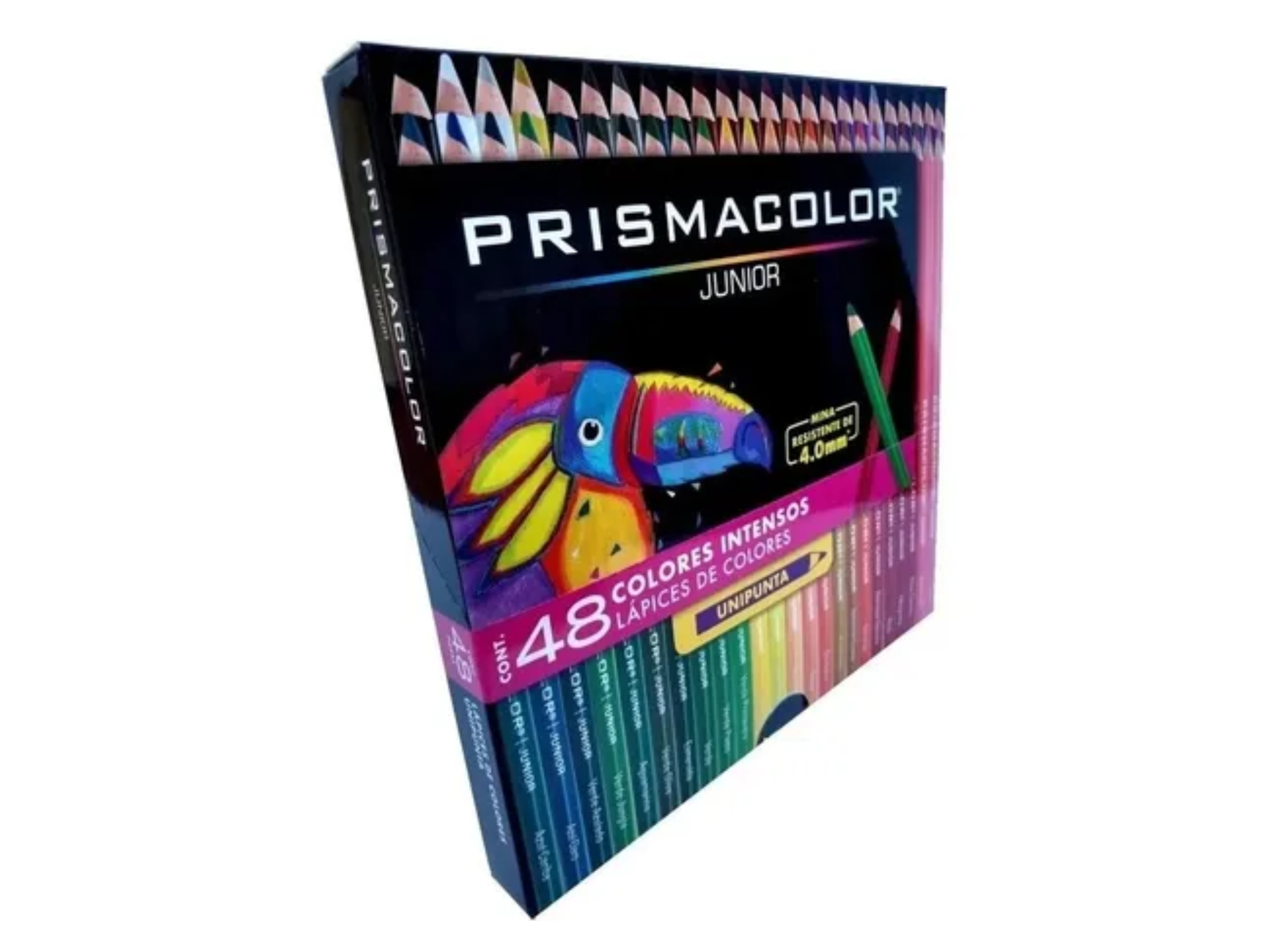 Prismacolor Lápices de Colores Caja con 48 Piezas Largos Redondos Prisma Color