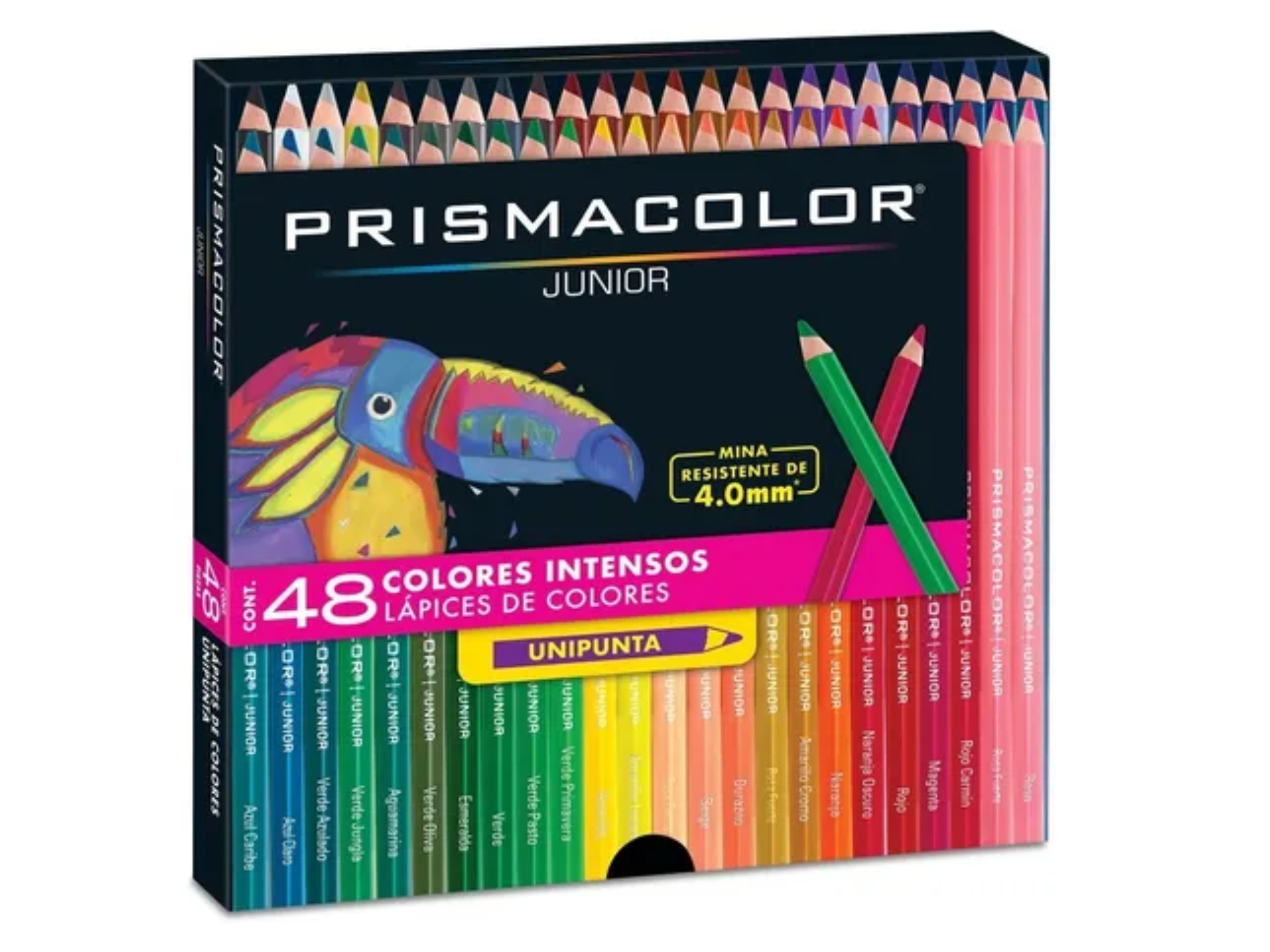 Prismacolor Lápices de Colores Caja con 48 Piezas Largos Redondos Prisma Color