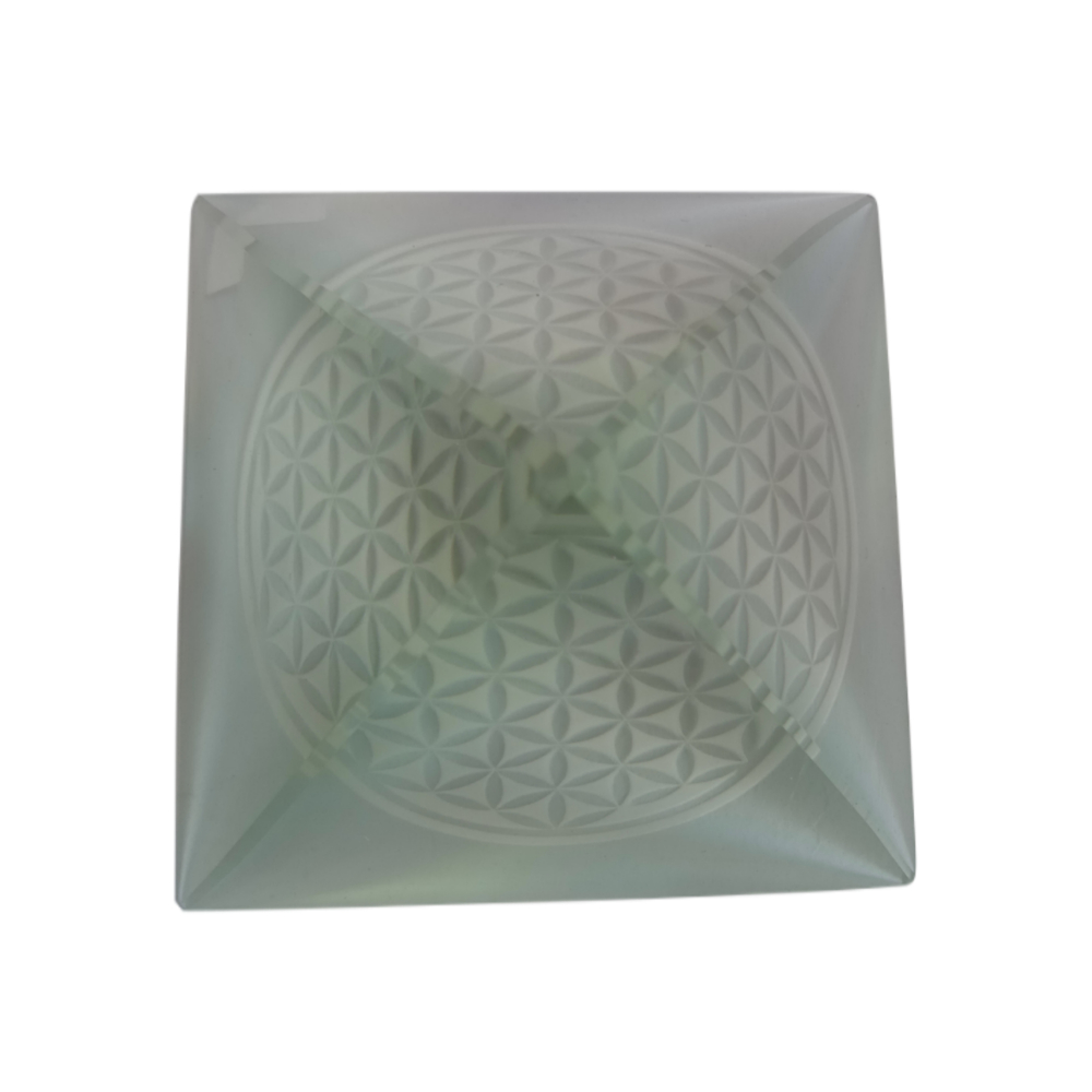 Pirámide Cristal Flor De La Vida EZOR