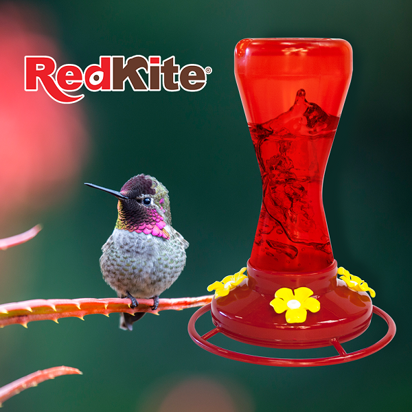 Bebedero Rojo 470 ml para Colibrí