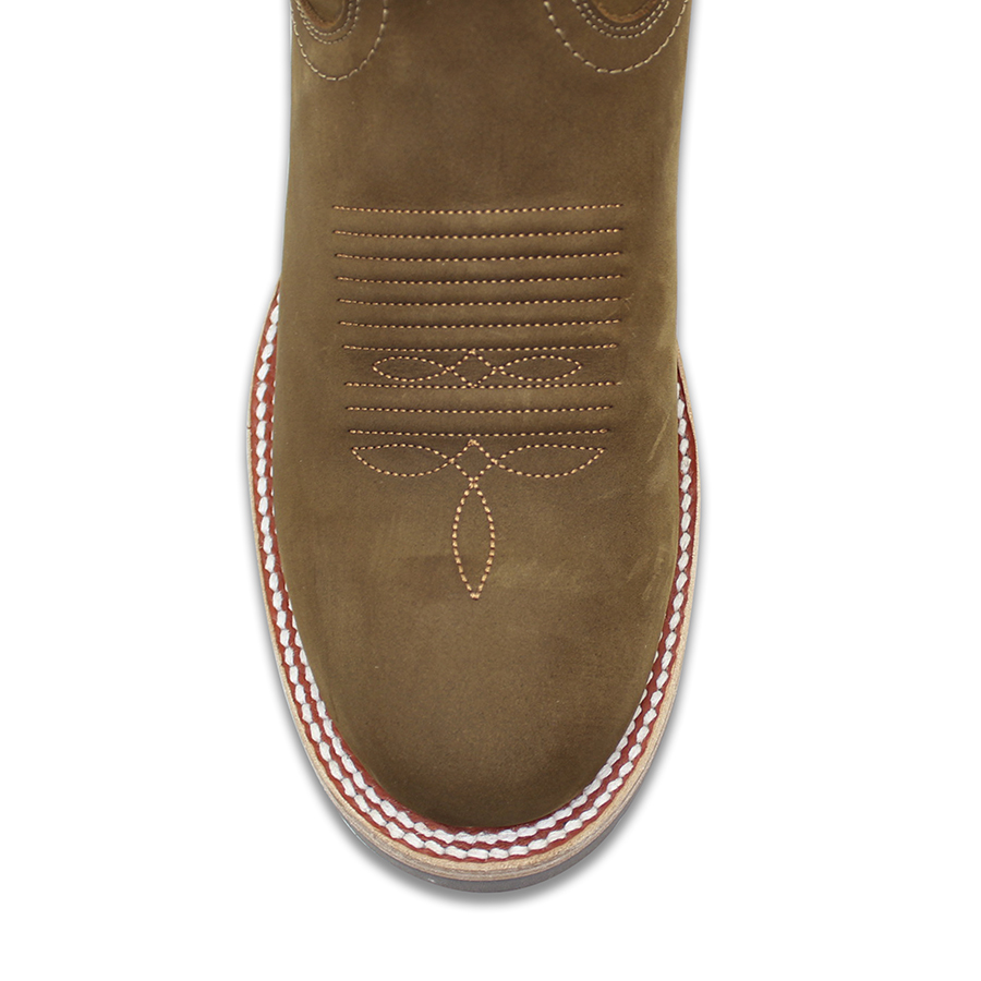 Botas vaqueras justin boots suela de trabajo punta redonda