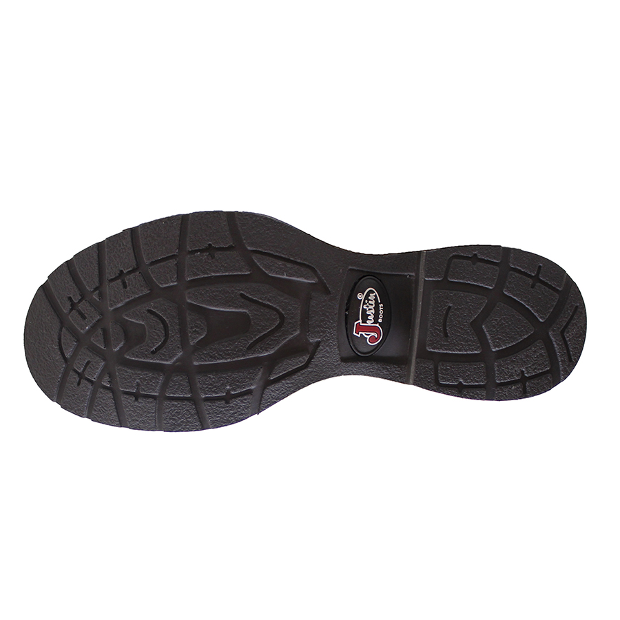 Botas vaqueras justin boots suela de trabajo punta redonda