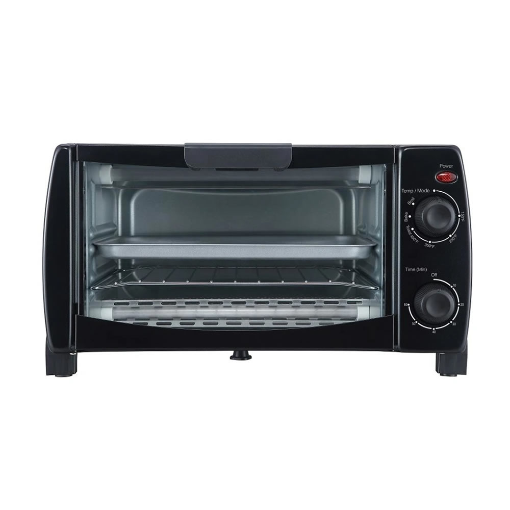 Horno Eléctrico Mainstays MG10BFKB De 4 Rebanadas Negro