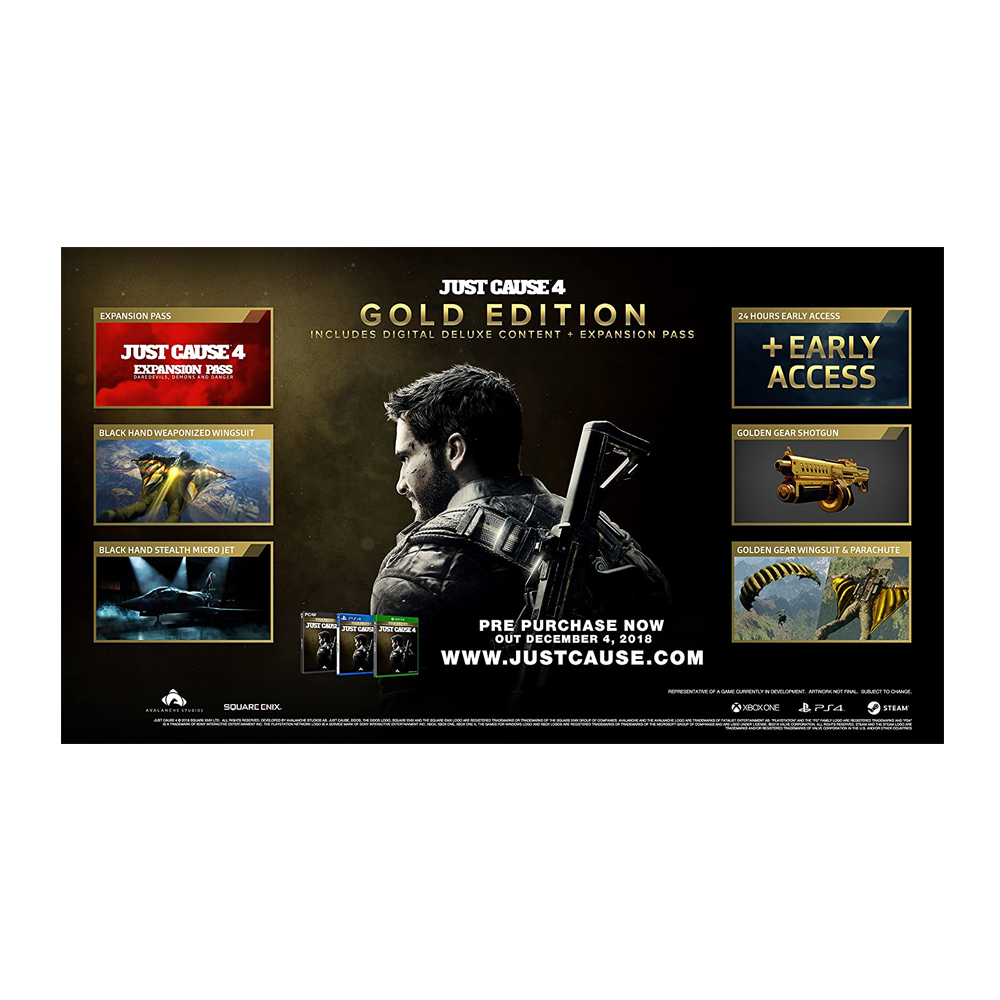 PS4 Juego Just Cause 4 Gold Edition