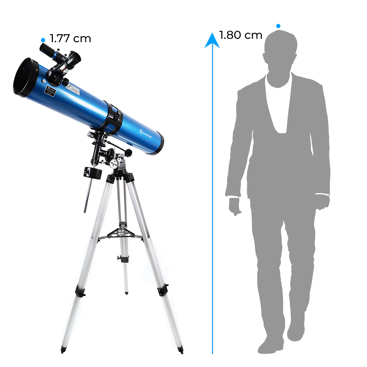 Telescopio Quasar Professional Q114 675x Con Camara