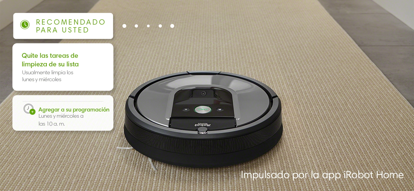 Robot Aspirador iRobot® Roomba® 960 con Conexión Wi-Fi®