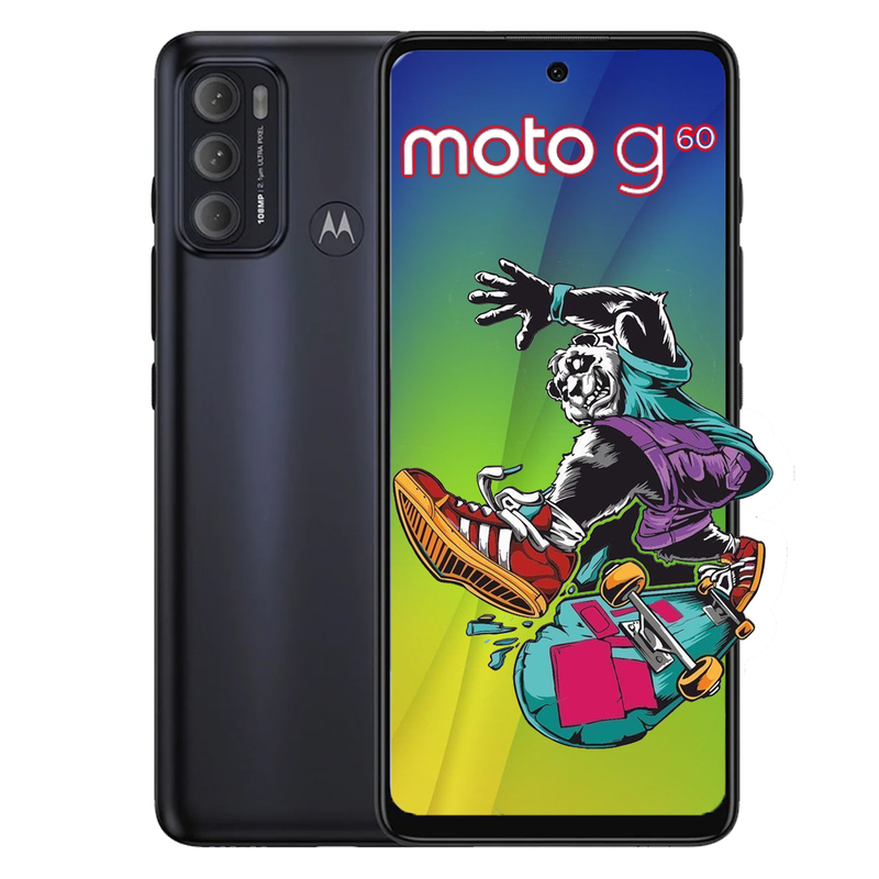 Celular Motorola Moto G60 Almacenamiento 128GB Ram 6GB Dual Sim- Gris Oscuro