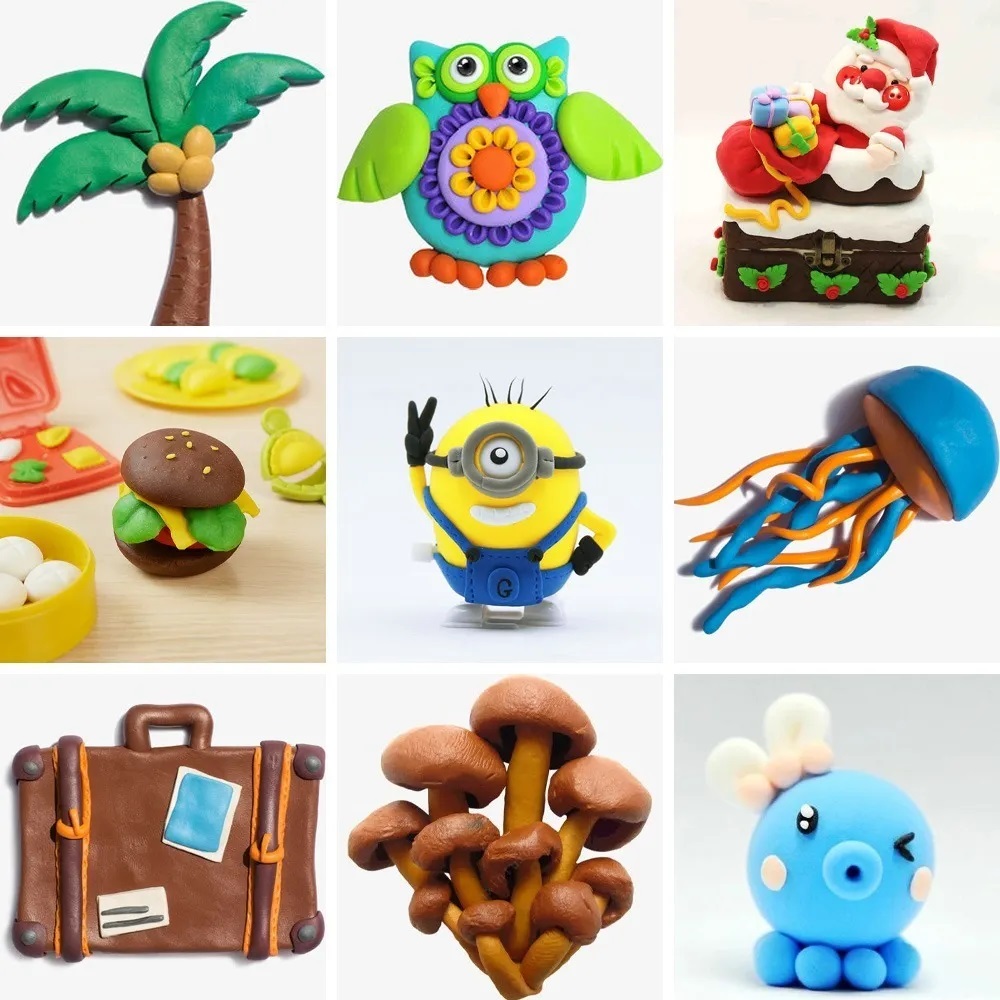 Plastilina De Masa De Arcilla Creativa Para Niños 32 Colores