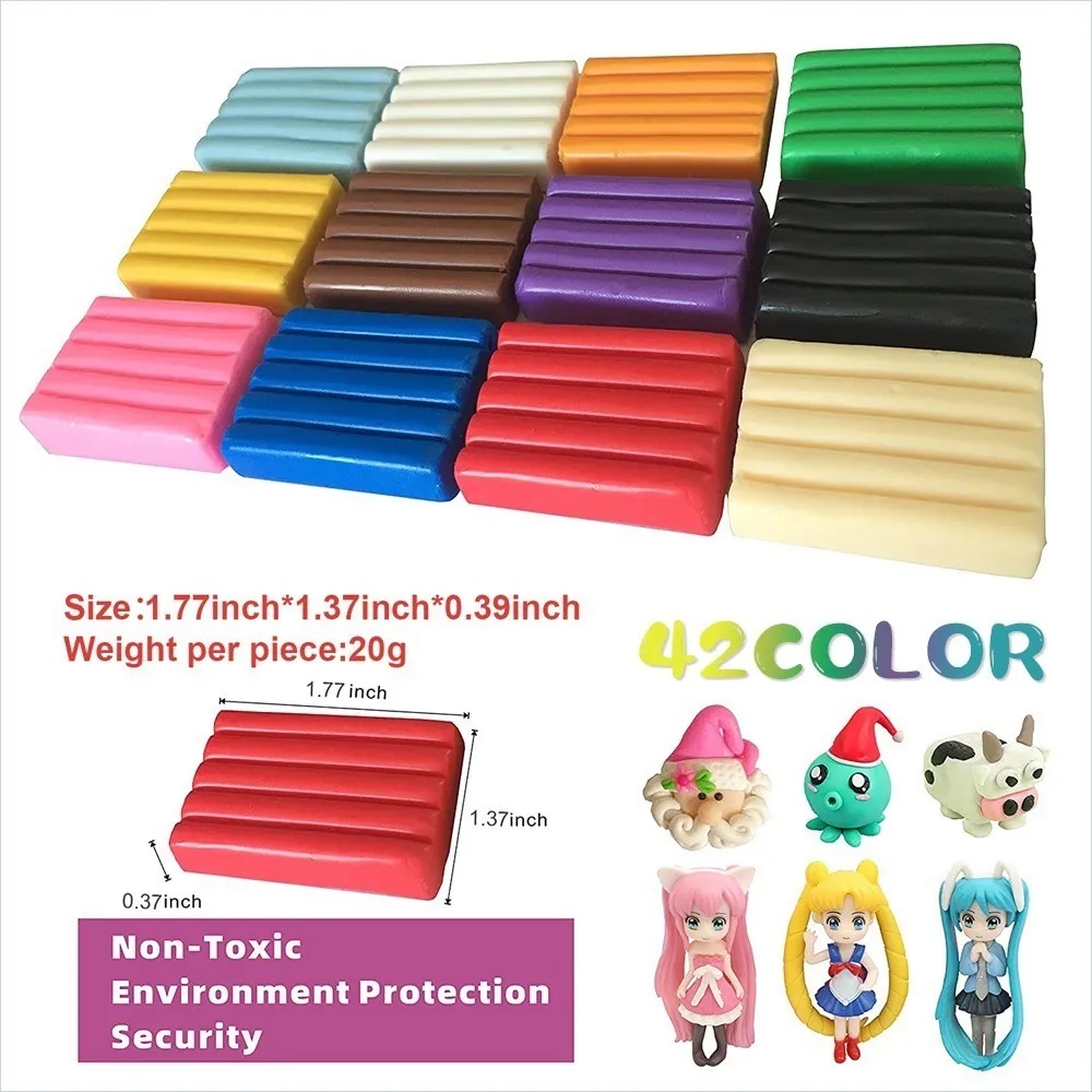 Plastilina De Masa De Arcilla Creativa Para Niños 42 Colores