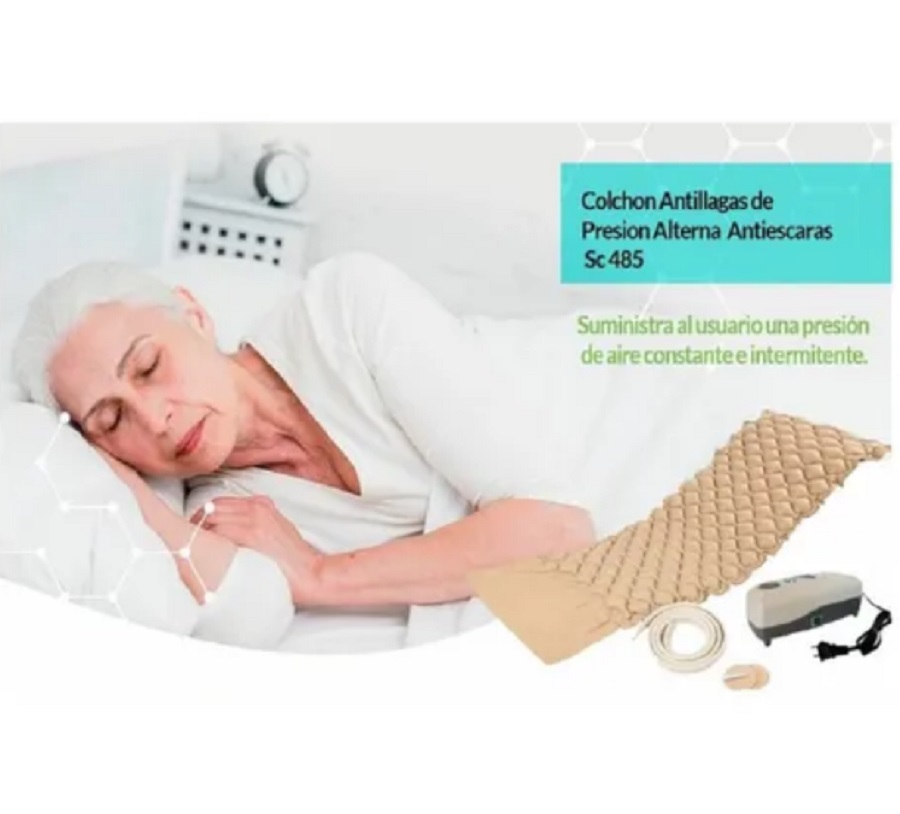 Colchon De Presion Alterna Antiescaras Antillagas 120 Kilos