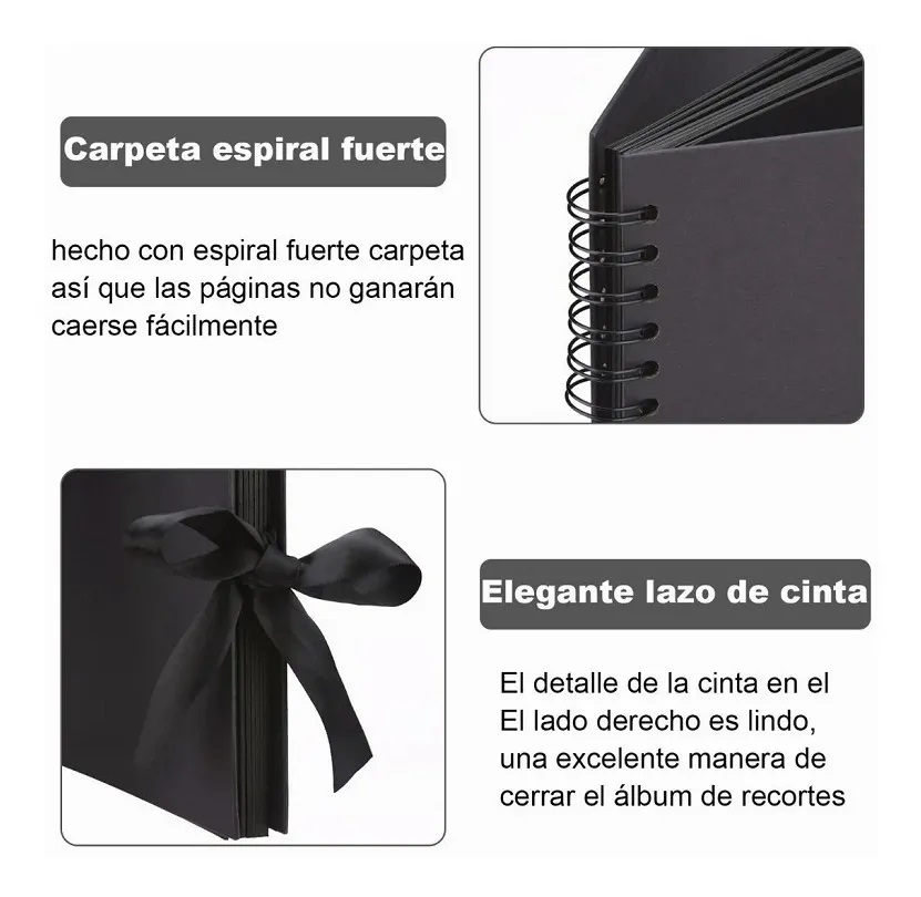 Álbum De Fotografías O Recortes Con 30 Hojas