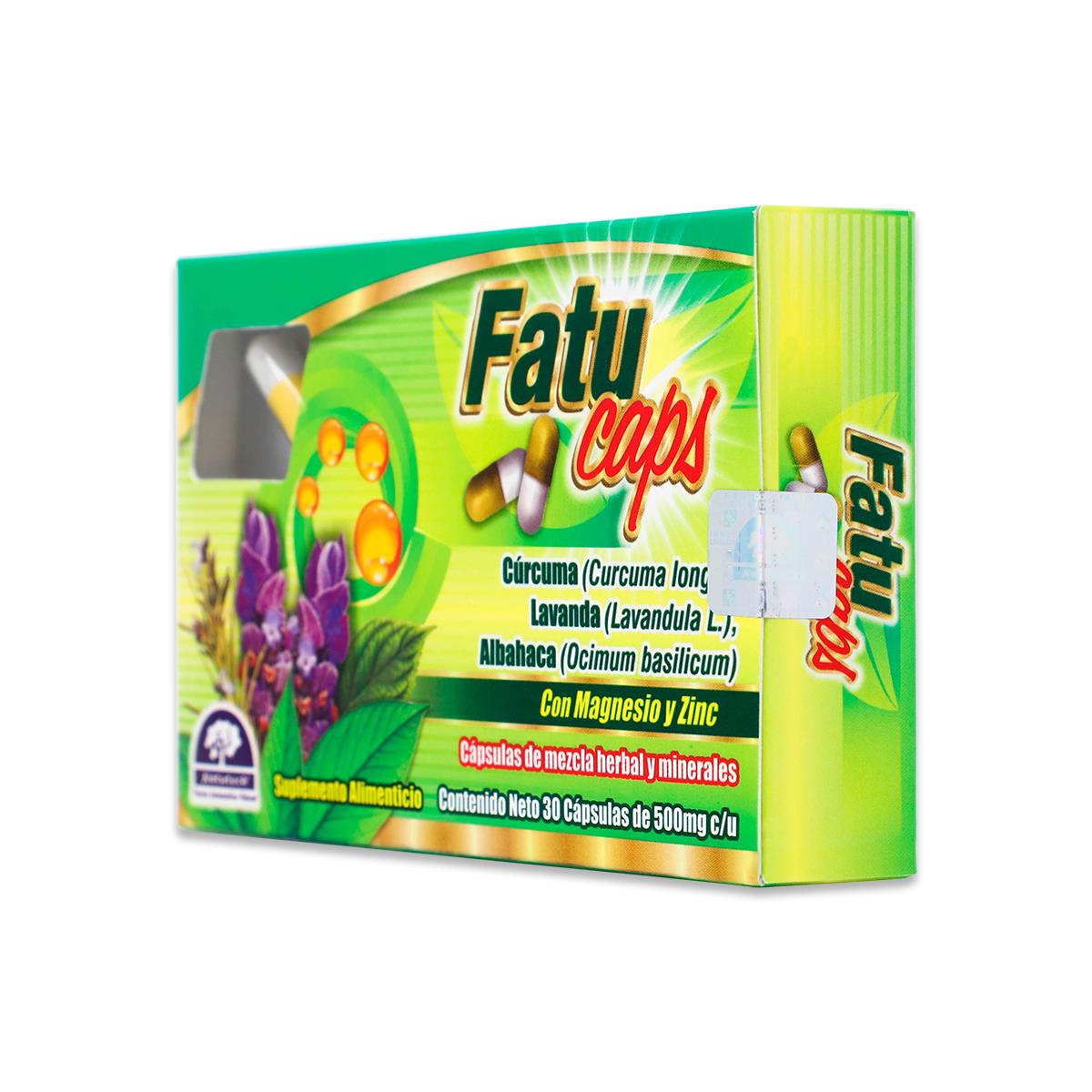 Fatu Caps, 30 Capsulas De 500 Mg, Natutech 