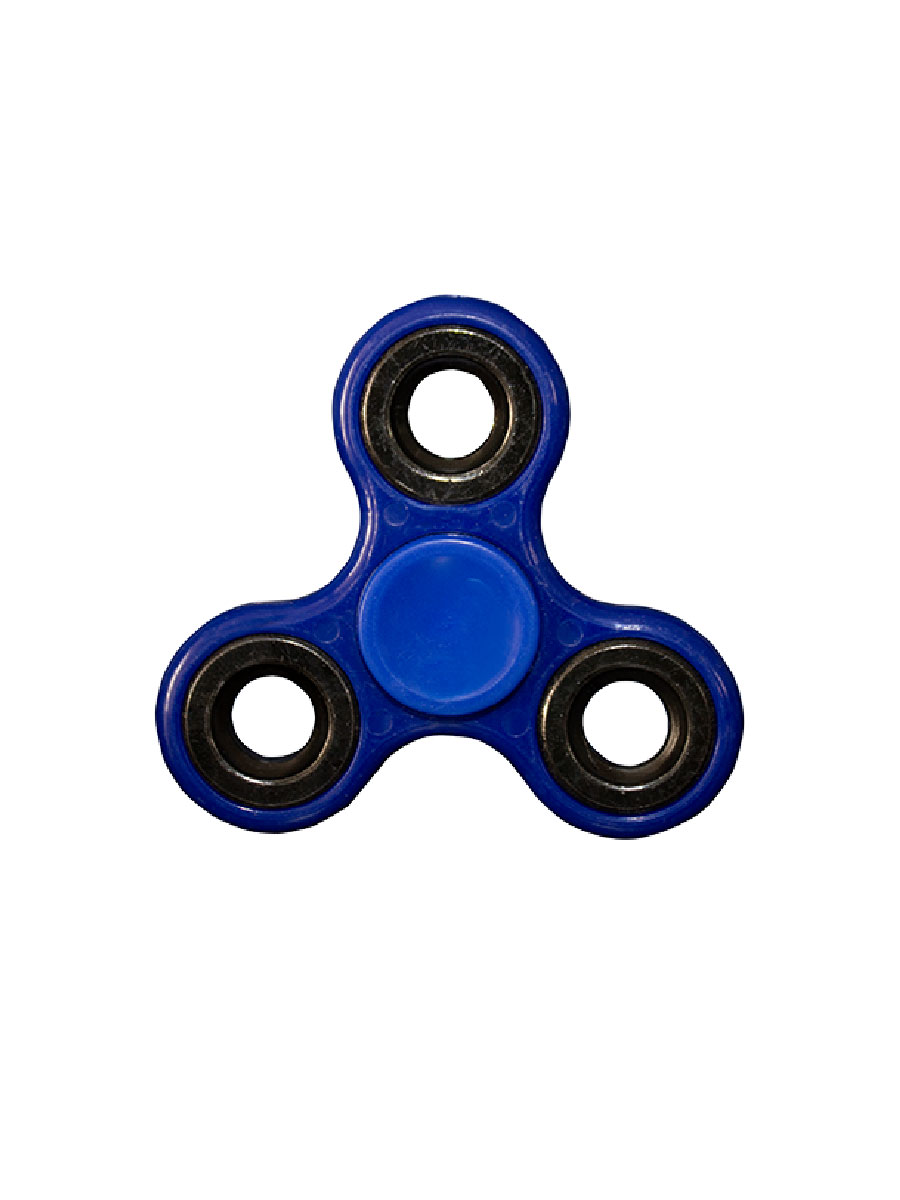 Set 50 Fidget Spinner Cerámico Básico 3 Alas Con Caja De Cartón Tornasol