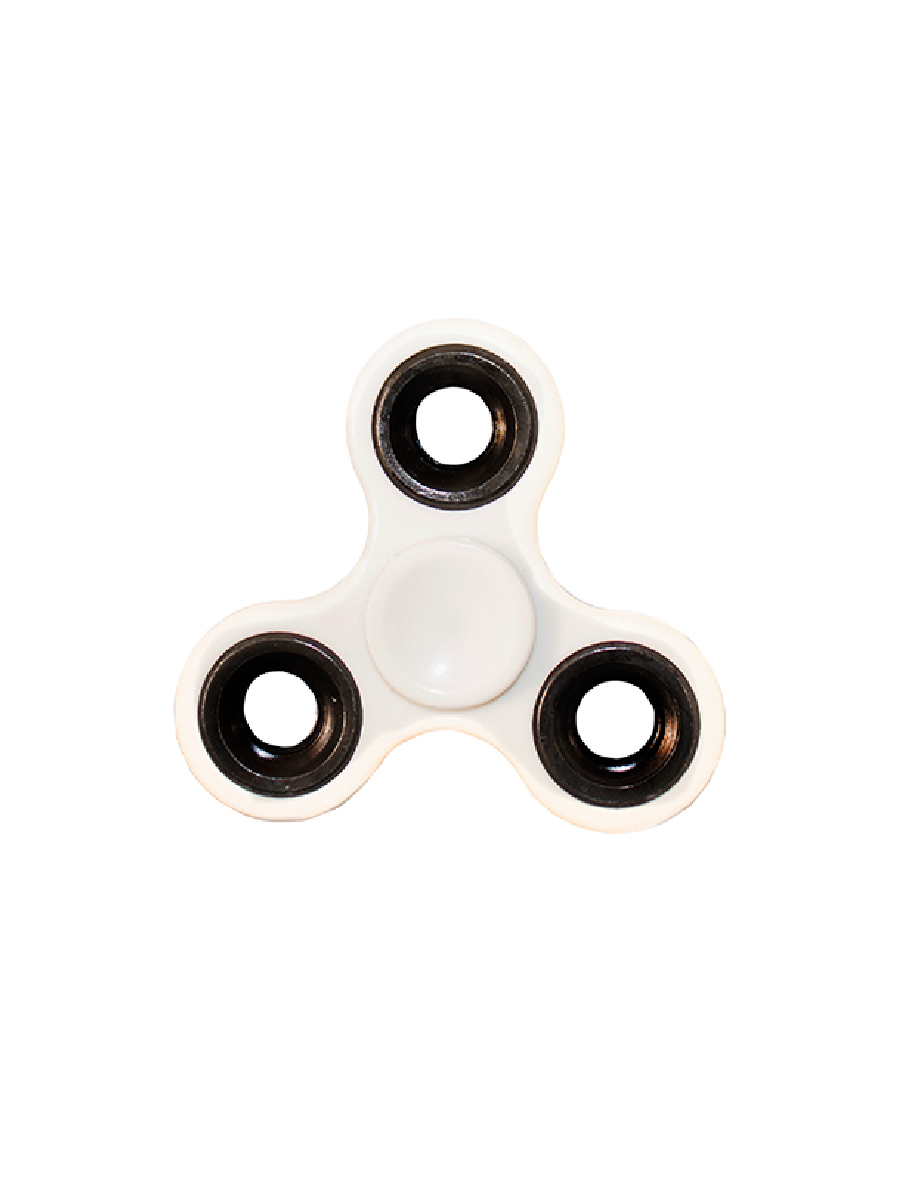 Set 50 Fidget Spinner Cerámico Básico 3 Alas Con Caja De Cartón Tornasol