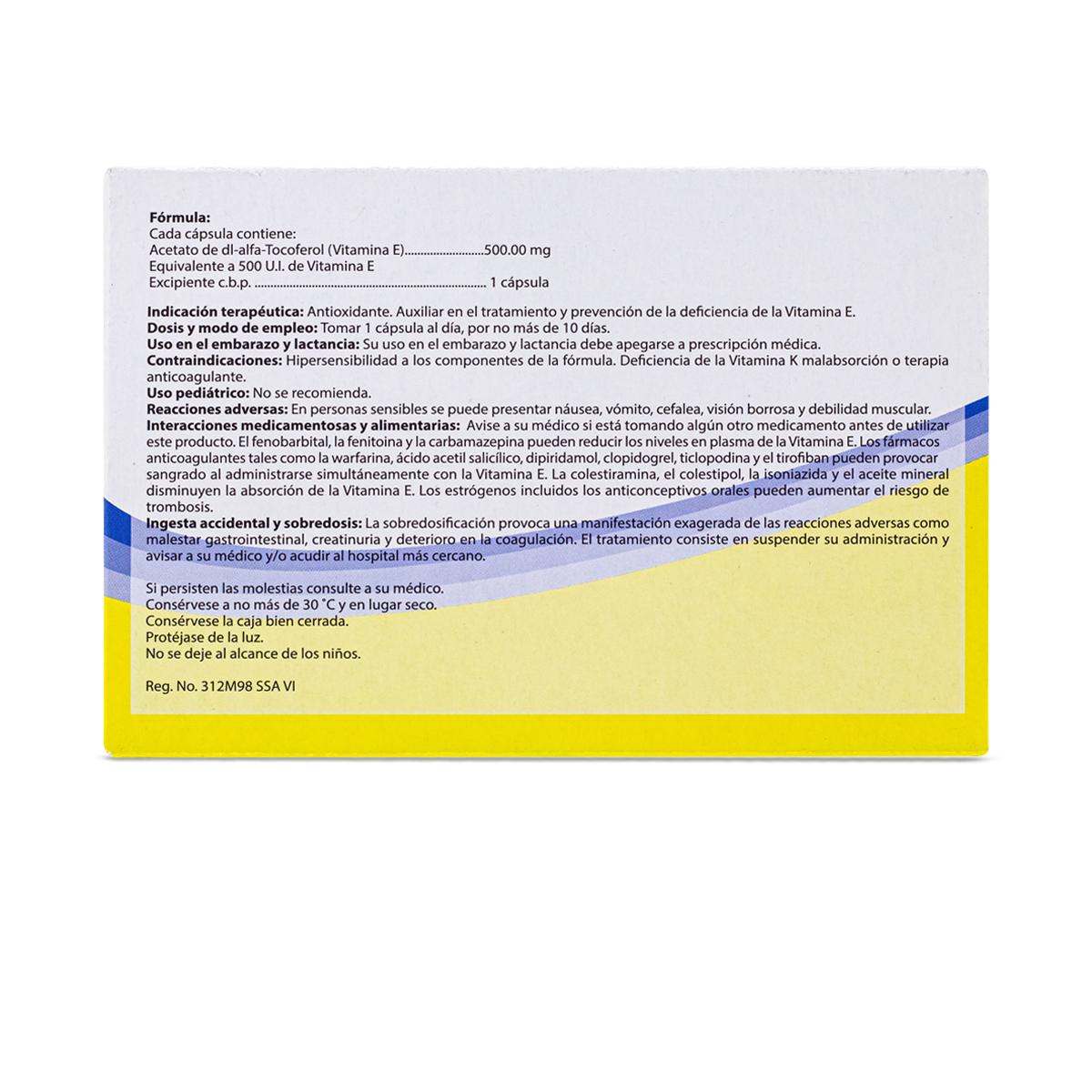 Alfavit - E Tocofersolán Vitamina E 500Mg C/30 Cap 