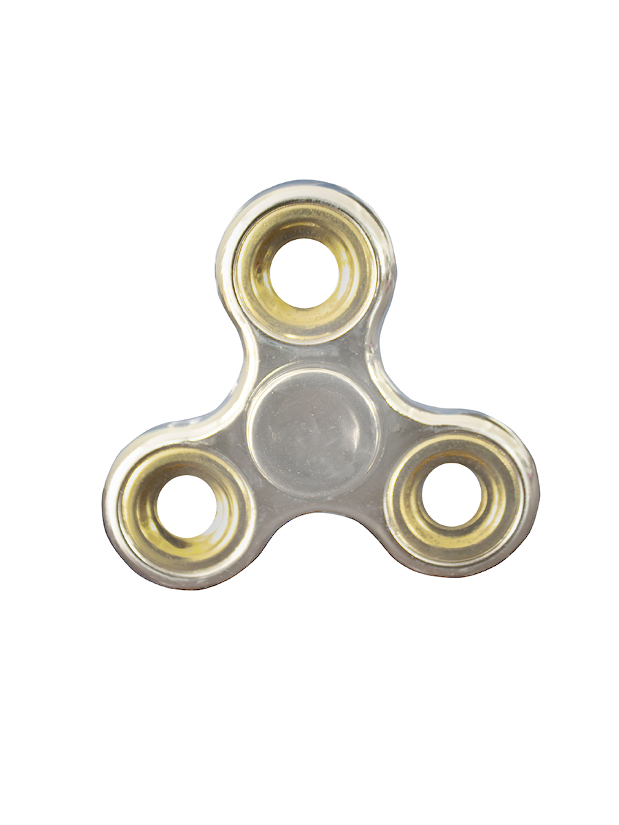 Set 4 Fidget Spinner Metálico Rondana De Color Juguete Antiestrés 