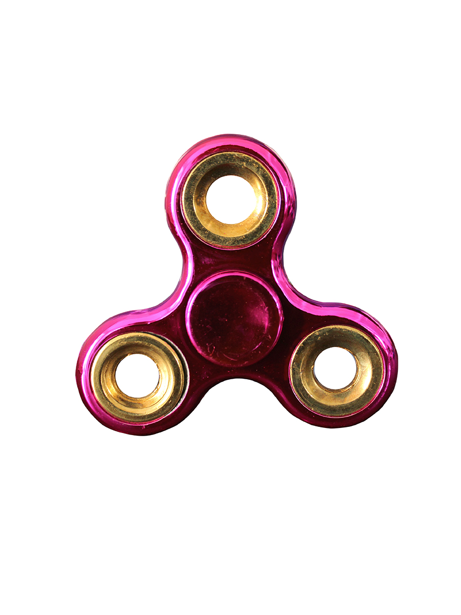 Set 4 Fidget Spinner Metálico Rondana De Color Juguete Antiestrés 