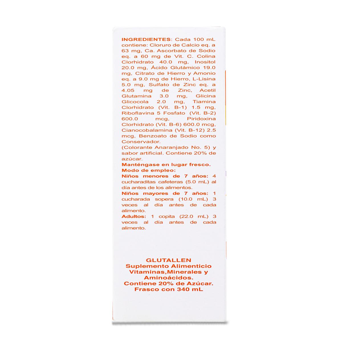 Glutallen Suplemento Alimenticio 340 Ml Allen