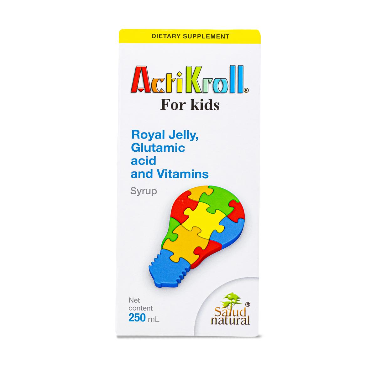 Actikroll Jarabe Para Niños 250 Ml Salud Natural 