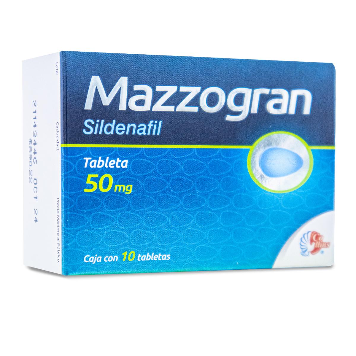 Mazzogran Sildenafil 10 Tabs. 50 Mg Collins (Generico Del Viagra) 