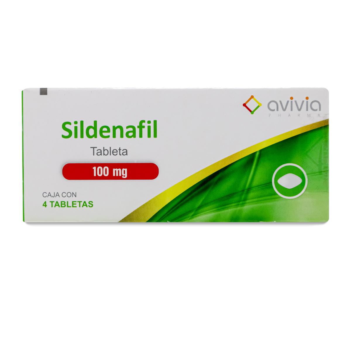 Sildenafil 4 Tabs. 100 Mg Avivia 