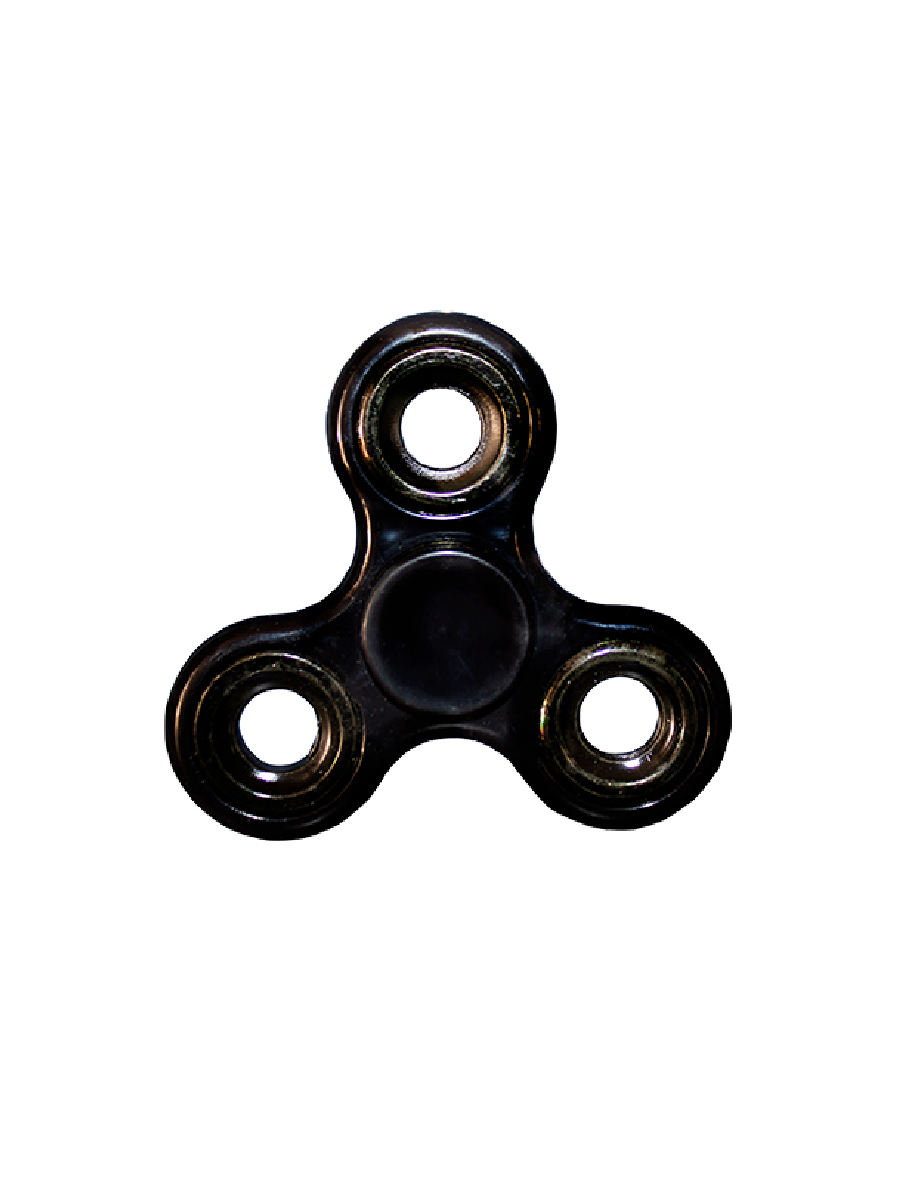 Set 2 Fidget Spinner Cerámico Básico Incluye Caja Cartón Juguete Antiestrés 