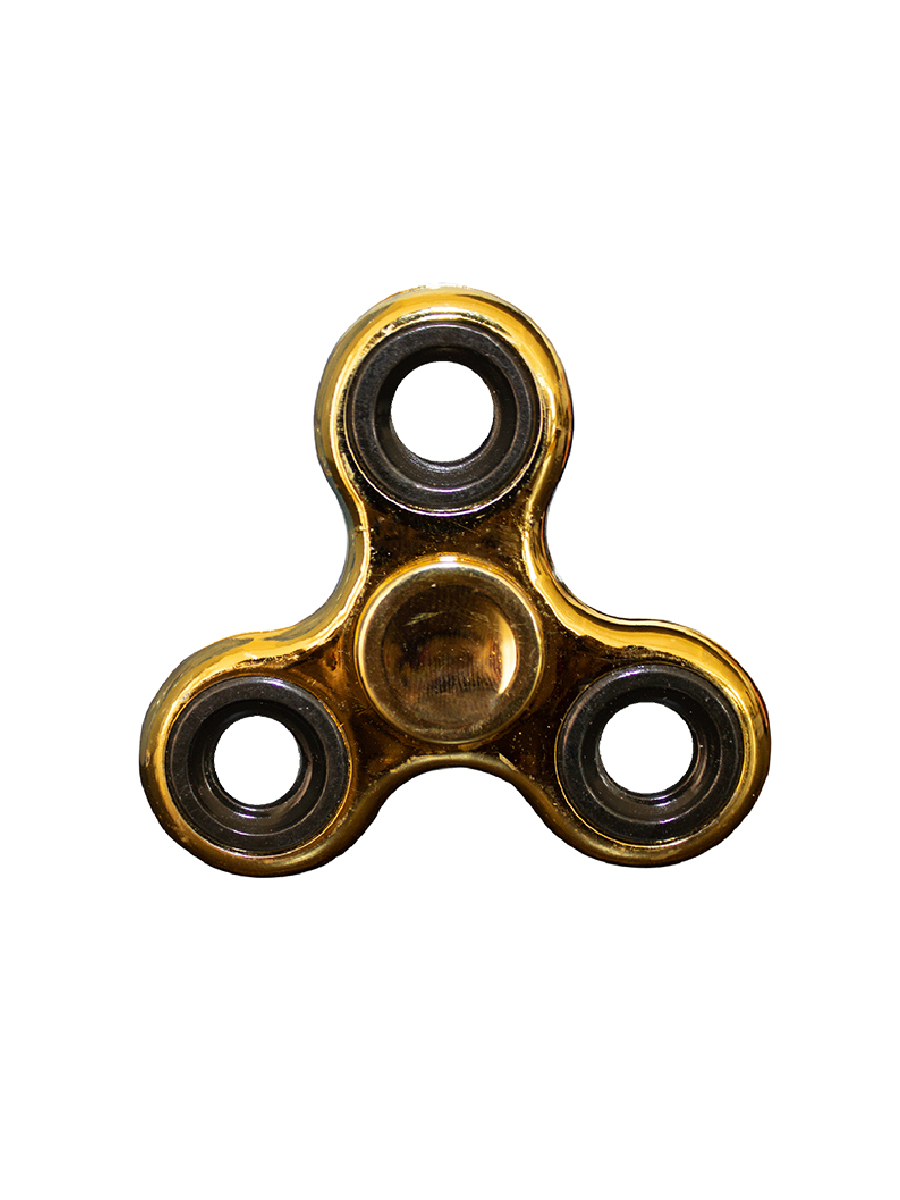Fidget Spinner Metálico Básico Juguete Antiestrés Incluye Caja Cartón