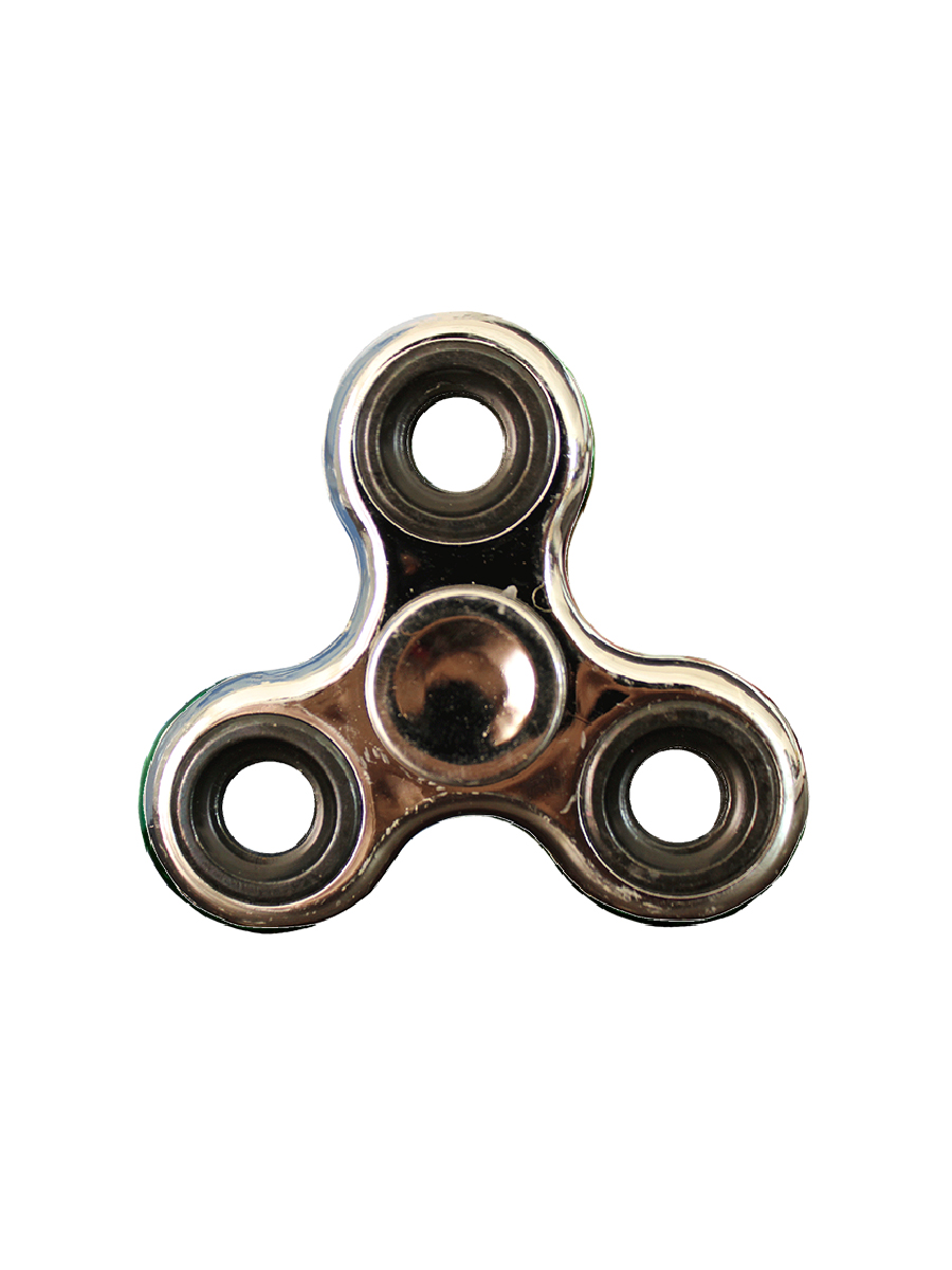 Fidget Spinner Metálico Básico Juguete Antiestrés Incluye Caja Cartón