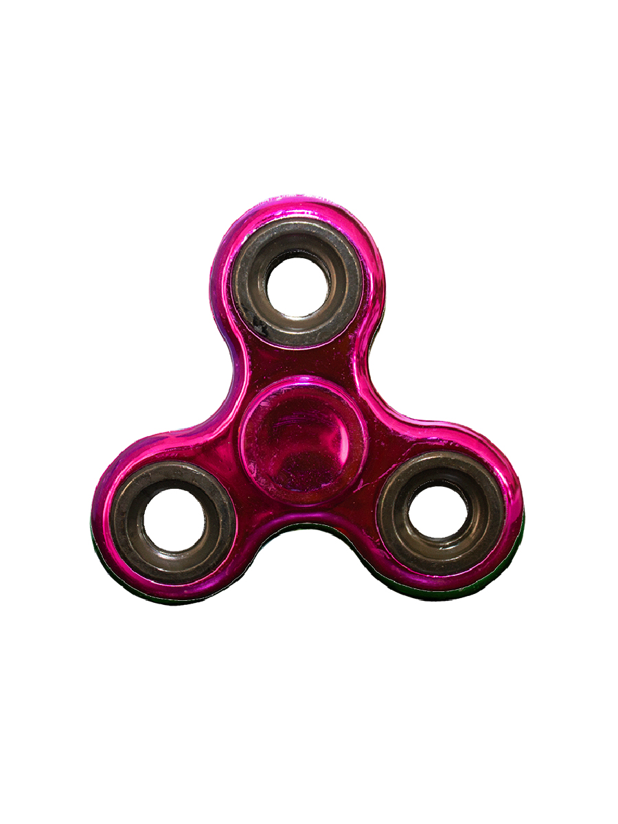 Fidget Spinner Metálico Básico Juguete Antiestrés Incluye Caja Cartón