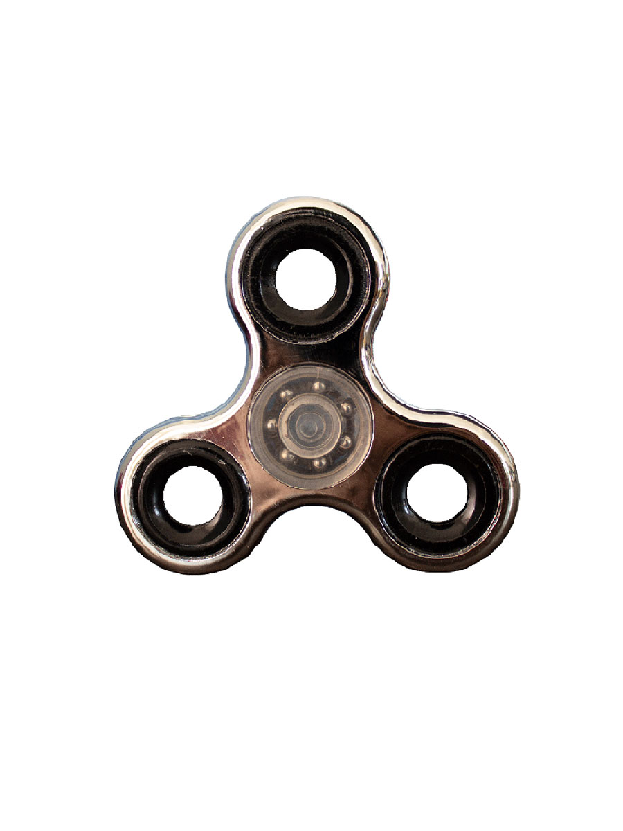 Juguete Antiestrés Fidget Spinner Rondana Tapa Transparente