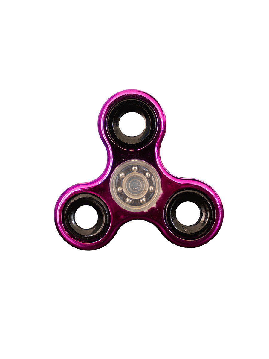 Juguete Antiestrés Fidget Spinner Rondana Tapa Transparente