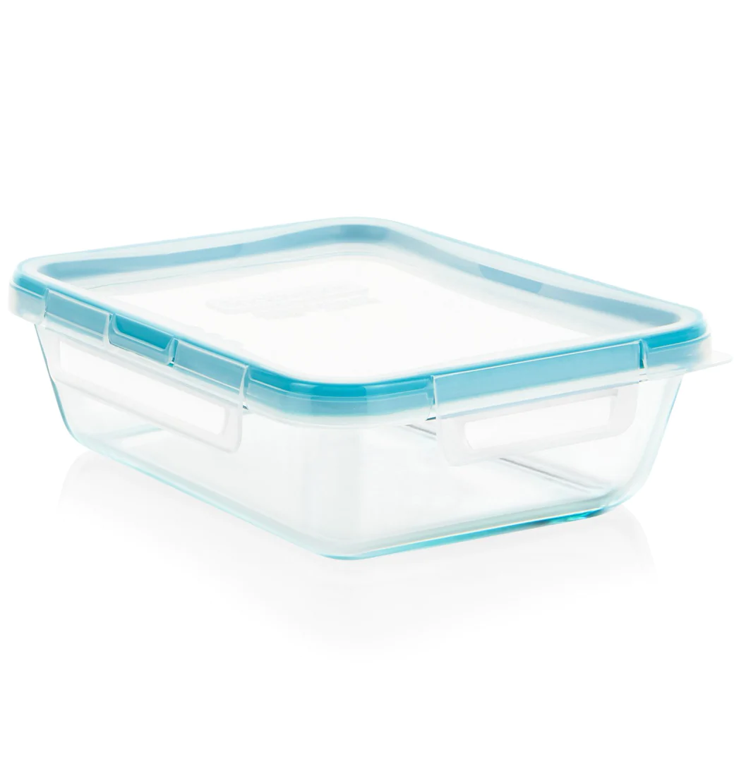 Contenedor Rectangular de vidrio Total Solution Glass 1.4 litros Snapware by Pyrex