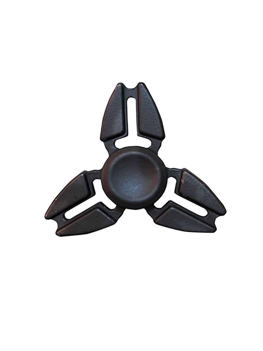 Tornasol Juguete Antiestrés Fidget Spinner Con Caja De Aluminio Estrella 3 Picos