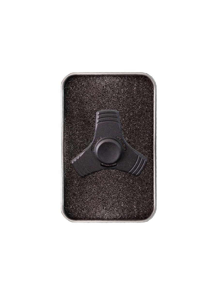 Fidget Spinner 3 Alas Cuadradas Juguete Antiestrés Metálico Tornasol