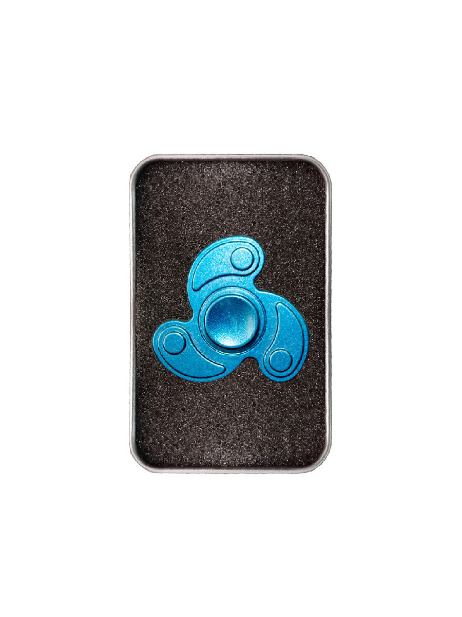 Tornasol Metálico Juguete Antiestrés Fidget Spinner Caja De Aluminio