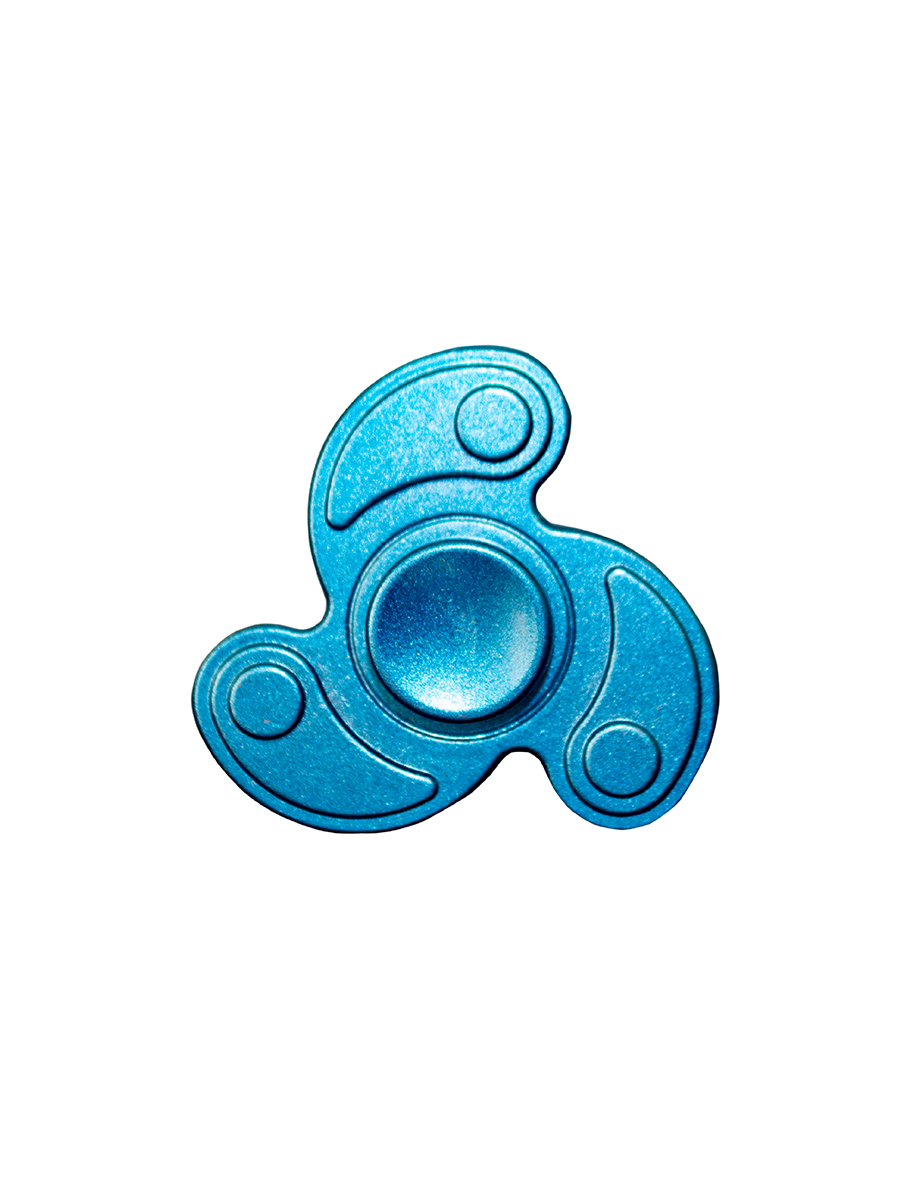 Tornasol Metálico Juguete Antiestrés Fidget Spinner Caja De Aluminio