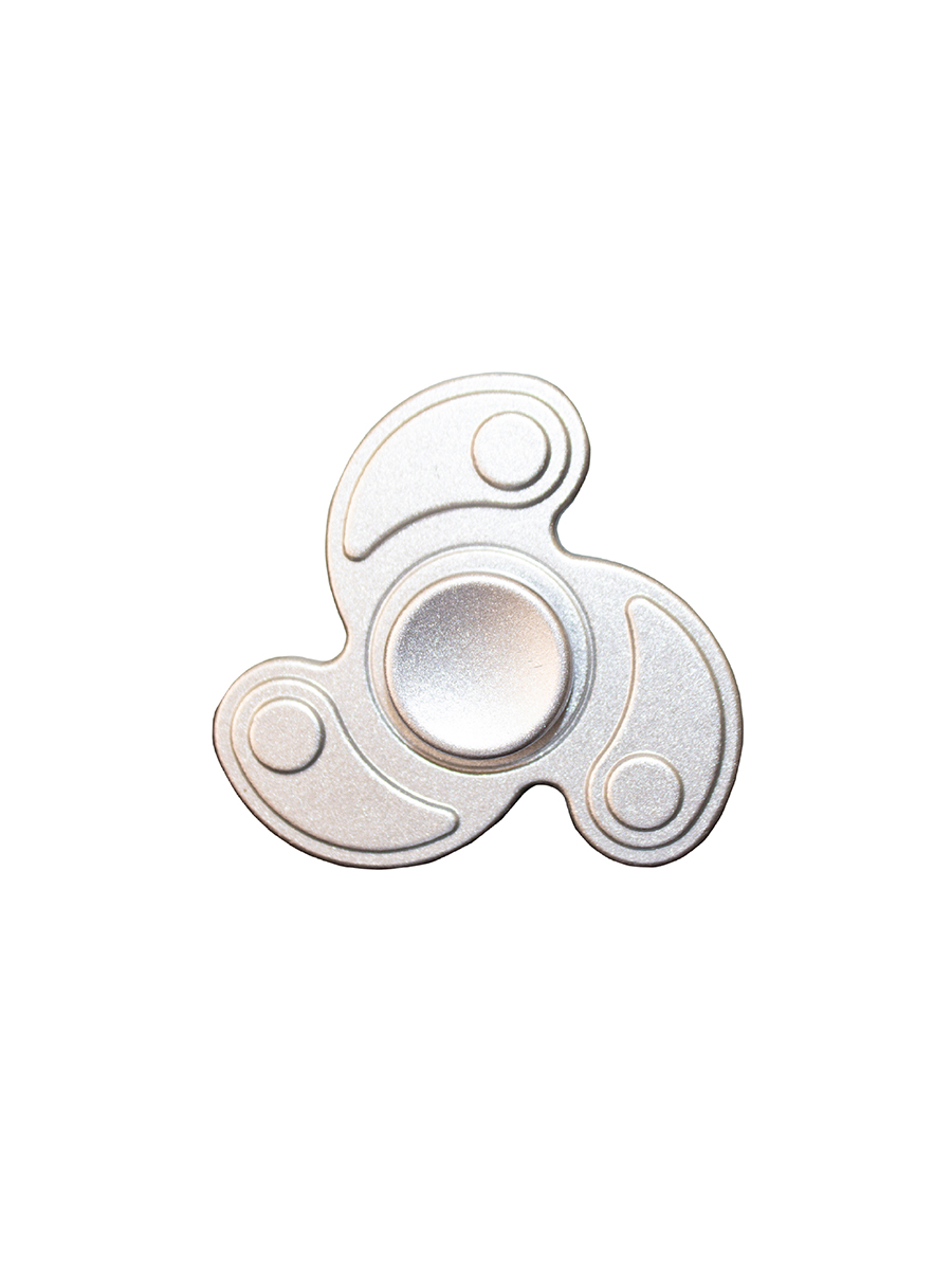 Tornasol Metálico Juguete Antiestrés Fidget Spinner Caja De Aluminio