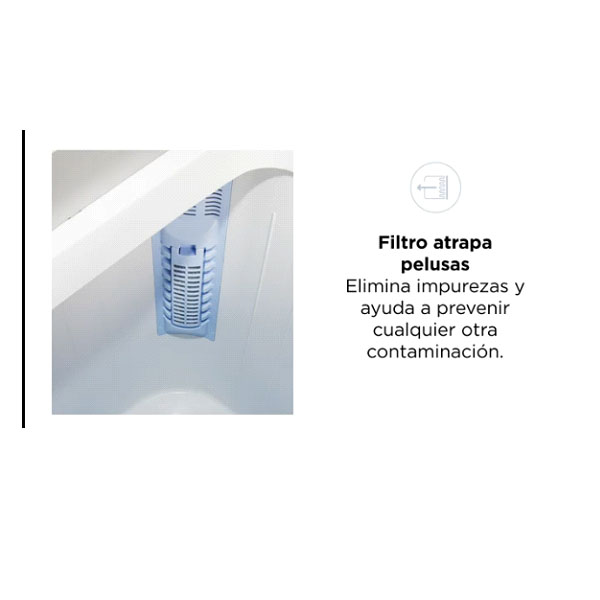 LAVADORA SEMIAUTOMÁTICA DE DOBLE TINA DAEWOO DWTT13M2NUFW