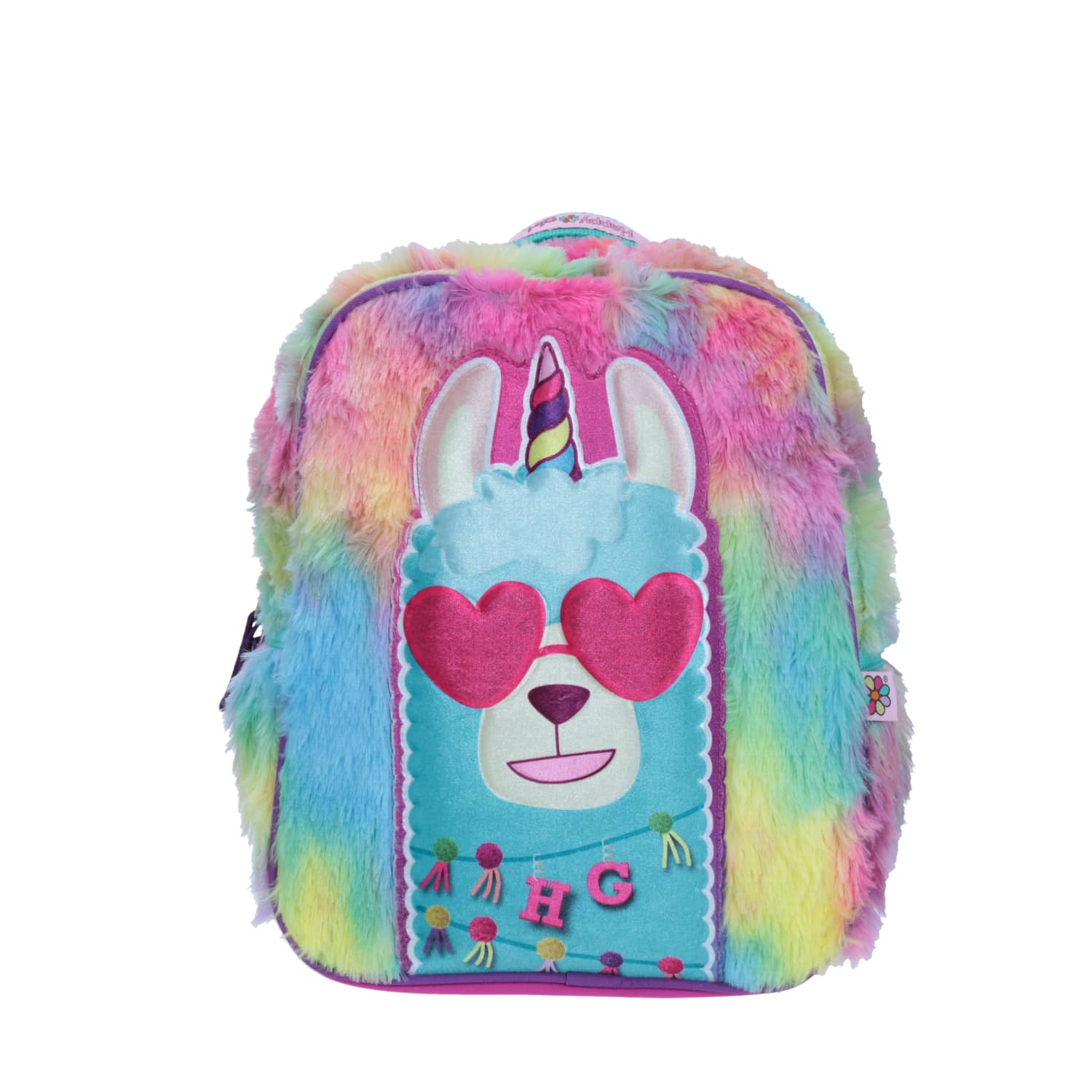 MOCHILA CHICA PREESCOLAR CHENSON NIÑA PELUCHE ALPACA