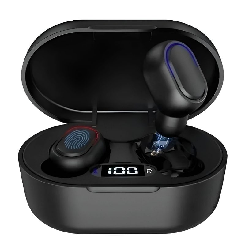 Audífonos In-ear Inalámbricos 1hora A8s Tws Negro