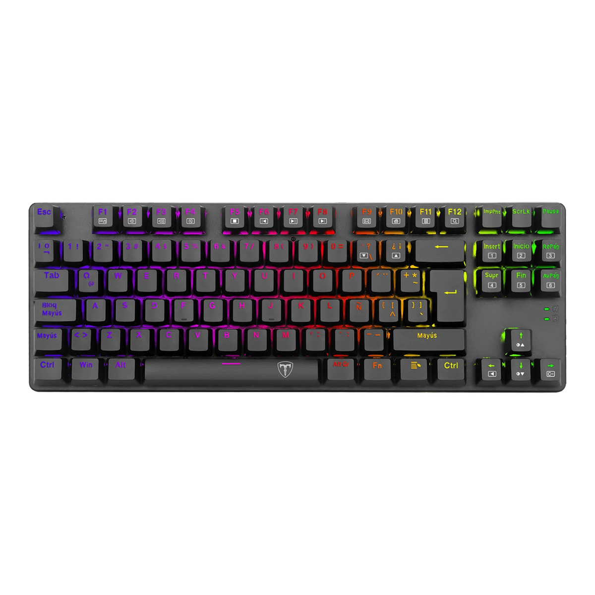 Teclado Gamer T-Dagger Bora T-TGK315 (RGB) Red Switch