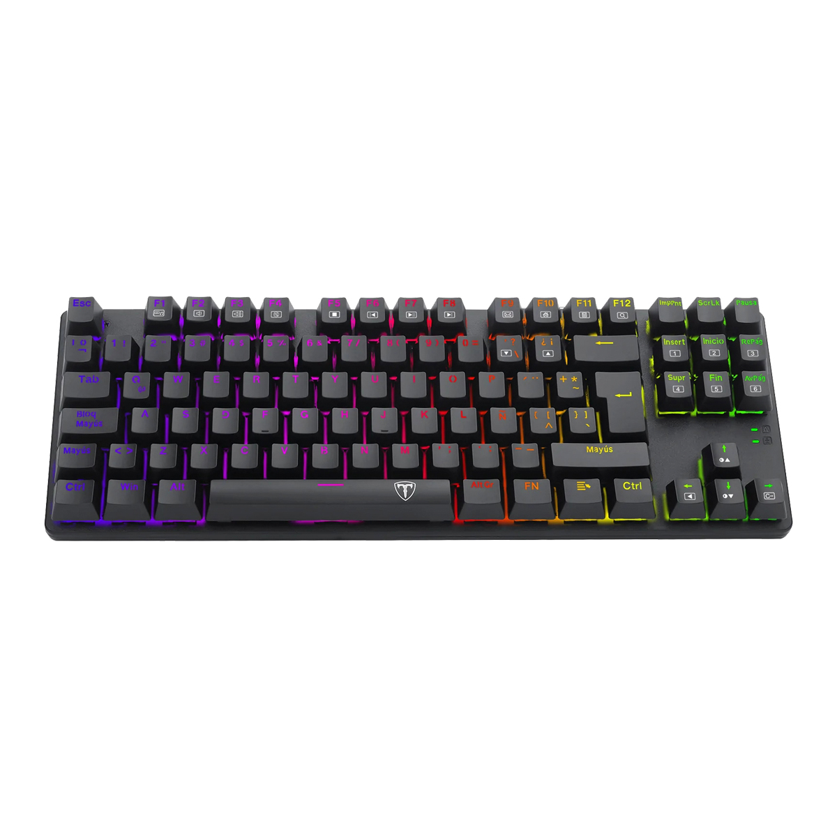 Teclado Gamer T-Dagger Bora T-TGK315 (RGB) Red Switch