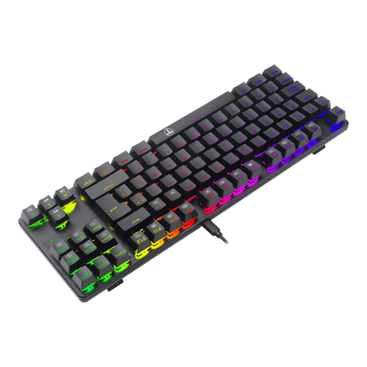 Teclado Gamer T-Dagger Bora T-TGK315 (RGB) Red Switch