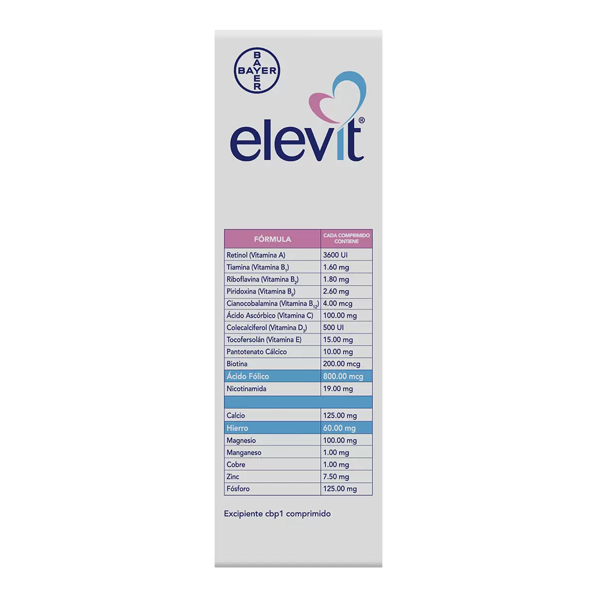Elevit Prenatal Para Embarazo 30 caps
